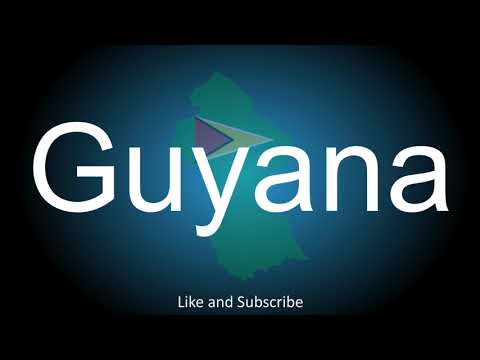 How to correctly pronounce - Guyana.