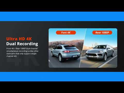 Kingslim 4K Dash Cam Review | Dual Front & Rear Dashcam with WiFi, App Control & Parking Monitor