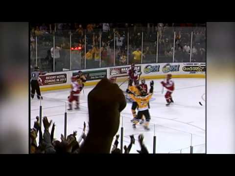 THUNDERVISION: Daniel Gibb miracle comeback playoff goal vs. Las Vegas (4-12-13)