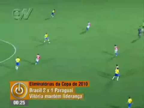 Brasil 2 x 1 Paraguai - Eliminatórias da Copa do Mundo - www.brasileiraocompacto.blogspot.com