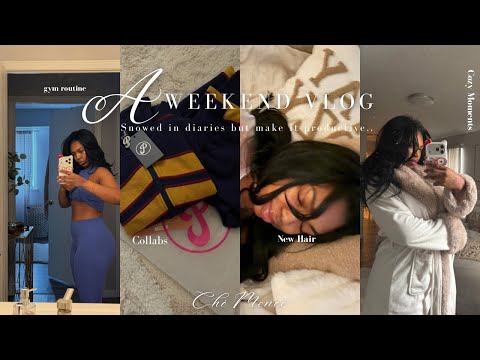 Snowed In but still productive | Cozy Reset Day Hot Drinks & Self Care. 