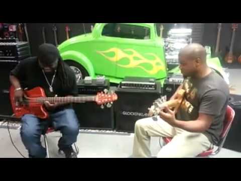 8 STRING BASS GUITAR DUO AT LOW END BASS GUITAR SHOP