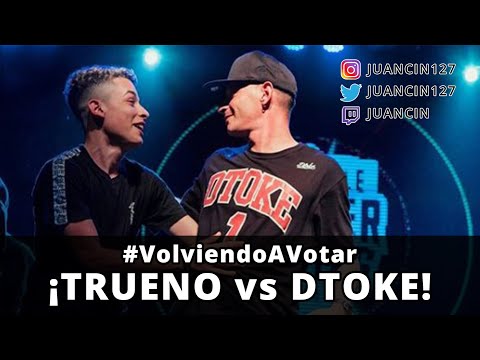 #VolviendoAVotar ¡TRUENO vs DTOKE! - FMS 2018