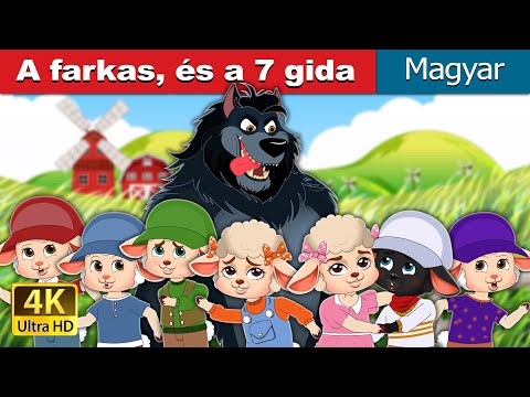 A farkas, és a 7 gida | The Wolf and the Seven Kids in Hungarian | @HungarianFairyTales