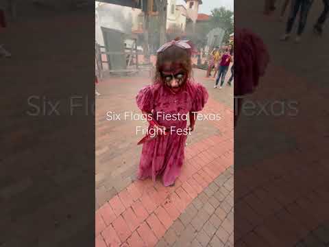2021 Six Flags Fiesta Texas Fright Fest #shorts #sixflags #halloween