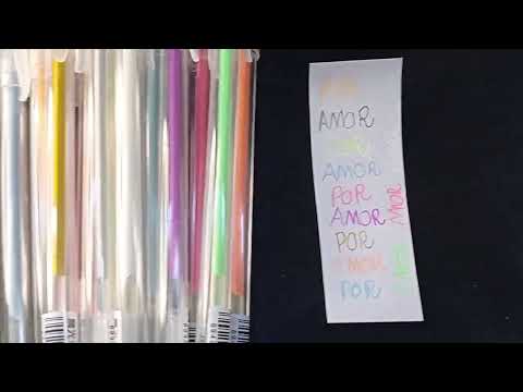 KIT COM 12 CANETAS COLORIDAS GEL PARA DECORAÇÃO DE UNHA