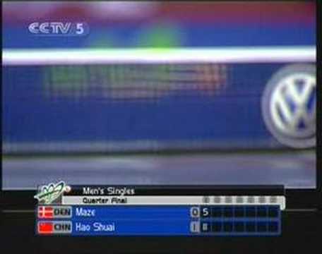 VM 2005 # Michael Maze v Hao Shuai (1)