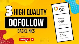 How to Create 90+ DA Dofollow Backlinks -  Link building SEO Strategy