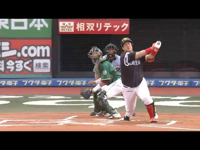 【1回表】浮いた球を弾くホークス・李大浩の27号2ランホームラン!! 2015/8/23 E-H