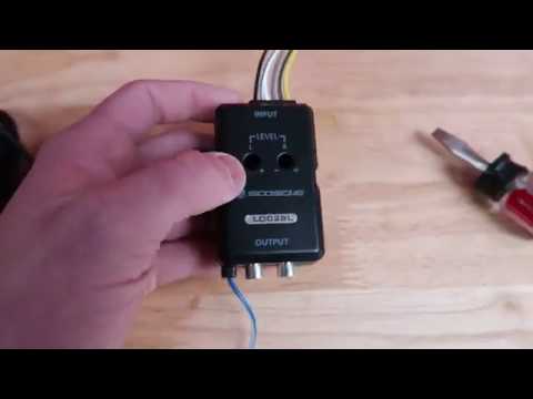 Install AMP/SUB FACTORY RADIO Installation Without RCA Hook Up AMPLIFIER STOCK HEAD UNIT Car Stereo