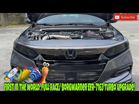 Honda Accord 2.0T - BorgWarner EFR -7163 | Big TURBO Upgrade INSTALLED [4K]
