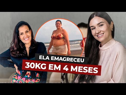 Ela EMAGRECEU 30KG em 4 MESES! REAGINDO A DIETA
