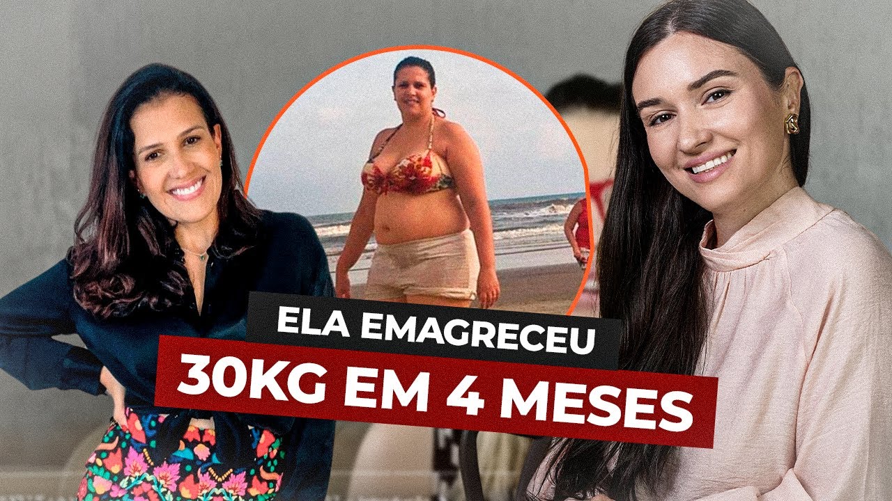 Ela EMAGRECEU 30KG em 4 MESES! REAGINDO A DIETA