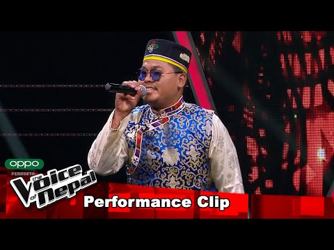 Abhi Dong "Gade Jeba Jhame…."| Blind Audition Performance | The Voice of Nepal S3