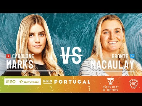 Caroline Marks vs. Bronte Macaulay - Round of 16, Heat 1 - MEO Rip Curl Pro Portugal W 2019