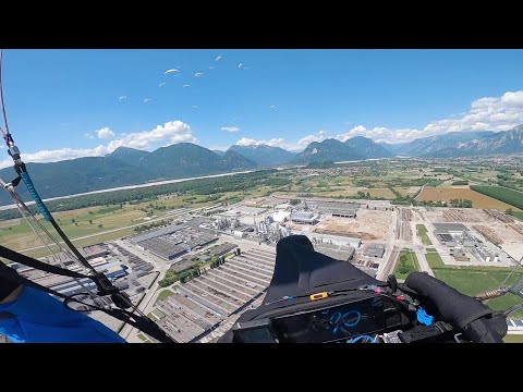 Tense moments in factory thermal - Paragliding World Cup Gemona 2021