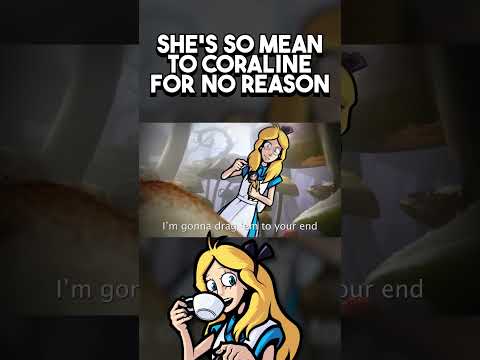 Coraline vs Alice - Rap Battle #coraline #alice #shorts #fyp #rapbattle