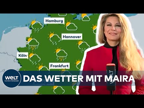WETTER IN DEUTSCHLAND: Wechselhaft und windig - Teils kräftige Schauer im Westen und Süden