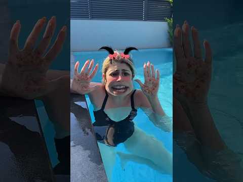 havuza girde anlatayım anne 😂❤️ #shorts