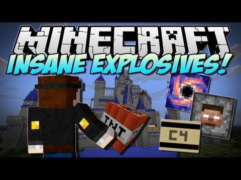DanTDM - Minecraft | INSANE EXPLOSIVES! (Let's Blow Up DISNEY!) | Mod Showcase [1.5.2]