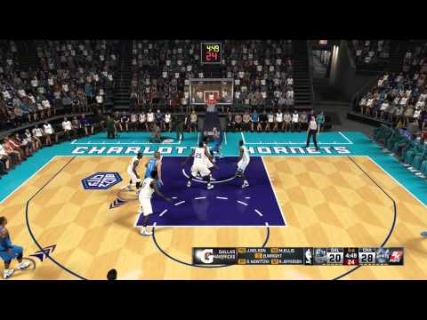 NBA 2K15 MyLeague - Dallas Mavericks vs Charlotte Hornets Full Game (Xbox One)