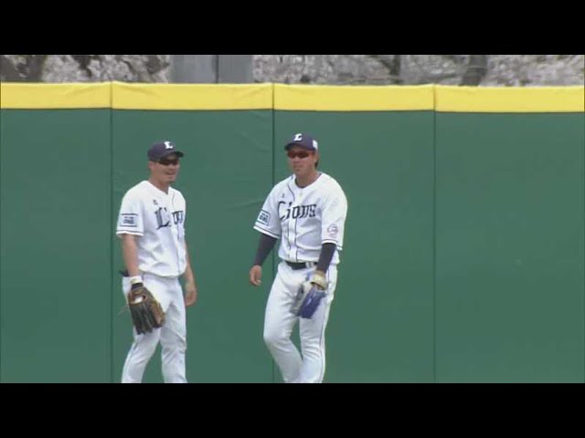 【ファーム】ライオンズ・愛斗 強風にあおられた打球をナイスキャッチ!! 2021/3/28 L-DB(ファーム)