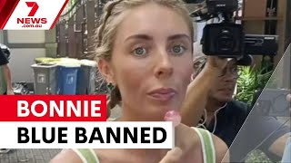 Download lagu Bonnie Blue fined and banned from Indonesia | 7NEWS mp3