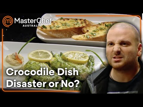 Crocodile vs. Seafood Dishes | MasterChef Australia | S03 E04