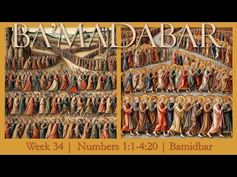 Torah Portions Week 34: NUMBERS 1:1-4:20 Bamidbar (BA'MADABAR from the Paleo Hebrew)