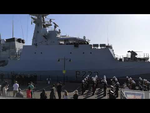 HMS MEDWAY COMMISSIONING CEREMONY