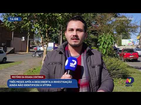 Três meses depois: mistério da ossada humana em Três Barras continua