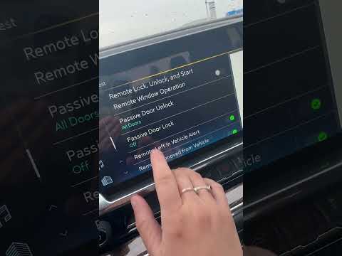 Passive Door Lock Settings