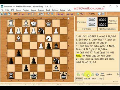 Alekhine Alexander Aleksandrovich and freymann 0 1    538