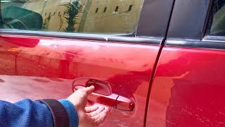 How to open a car door