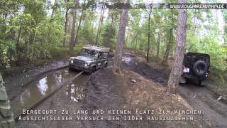 preview picture of video 'Abenteuer Fürstenau 2013 - Land Rover Defender Offroad'