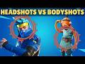 HEADSHOTS VS BODYSHOTS IN FORTNITE EASY GUIDE TUTORIAL