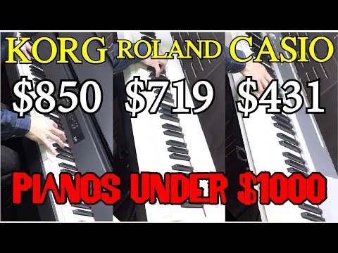Can You Hear the Difference Between a Roland, Korg and Casio Digital Piano?