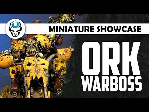 ORK WARBOSS ON BIKE - LVL 5 MINIATURE SHOWCASE 4K
