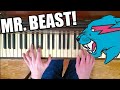Mr. Beast Outro Song on Piano