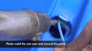 Repairing Scupper Holes -  How to plastic weld a Polyethylene kayak