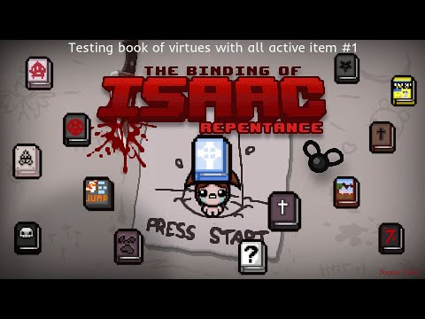 Which book Synergy is the best ? Testing  Book of Virtues with all books | T.B.O Isaac Repentance |