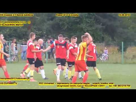 Skrót meczu: KS Żupawa - Sanna Zaklików (15.08.2018) Klasa "A" / 2.kolejka