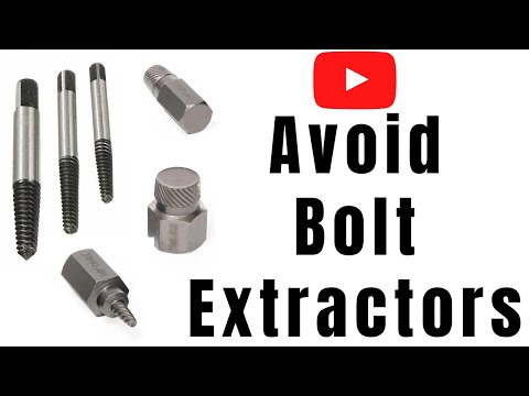 Bolt Extractor Tool / EZ / Easy out Important Info