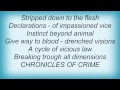 Belphegor - Chronicles Of Crime Lyrics