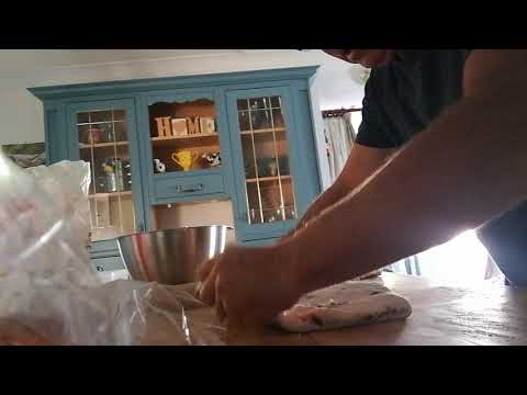 Lardys cake after proving.