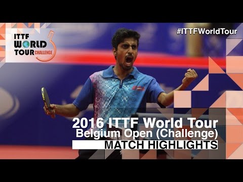 2016 Belgium Open Highlights: Cedric Nuytinck vs Sathiyan Gnanasekaran (Final)