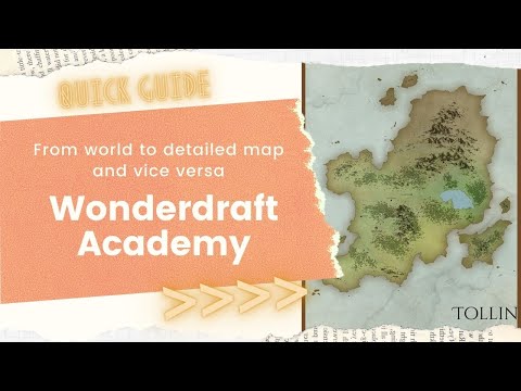 Wonderdraft Academy - From world to detailed map and from detailed to large