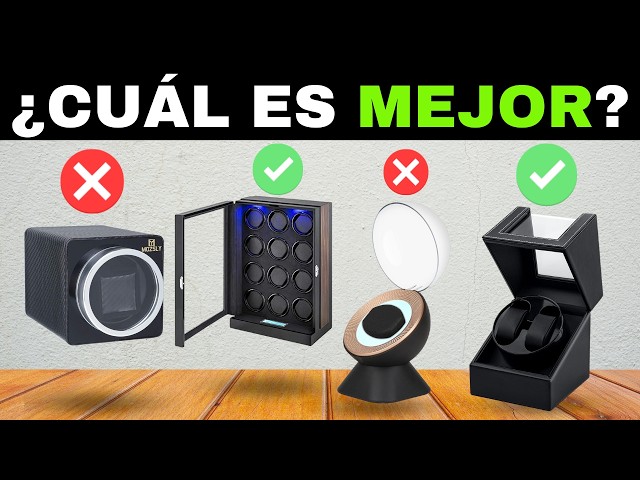 Vídeo relacionado con ANWBROAD Caja giratoria para relojes automáticos, 4 relojes+6 ranuras de memoria adicionales, 4 modos de giro con Mabuchi supersilencioso, lujoso, automático, cargador USB, JWW002R