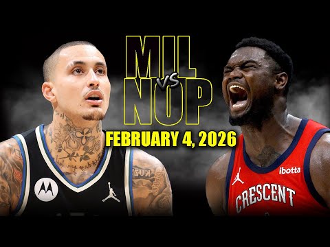 Milwaukee Bucks vs New Orleans Pelicans Full Game Highlights – February 4, 2026 | NBA Season