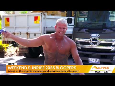 Weekend sunrise 2025 bloopers!!!!!!!!